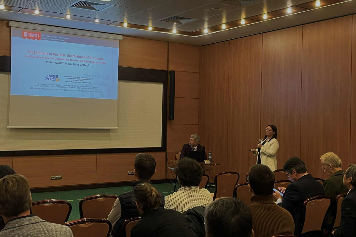 Nagy Vivien, PhD hallgató “The kitchen of the past, the modules of the future: the evolution of kitchen design at the dawn of the digital age and today” című előadása Nagy Vivien, PhD hallgató “The kitchen of the past, the modules of the future: the evolution of kitchen design at the dawn of the digital age and today” című előadása